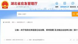 公告！几十家涂料、化工企业危化品登记证被注销！