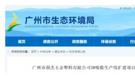 投资350万！喷粉生产线扩建项目公示